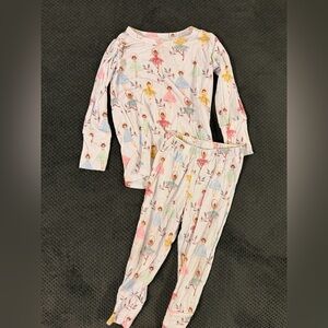 Posh Peanut Multicolor Ballerina Pajama Set